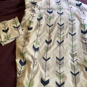 Sweet Jojo Designs Crib sheet and valance